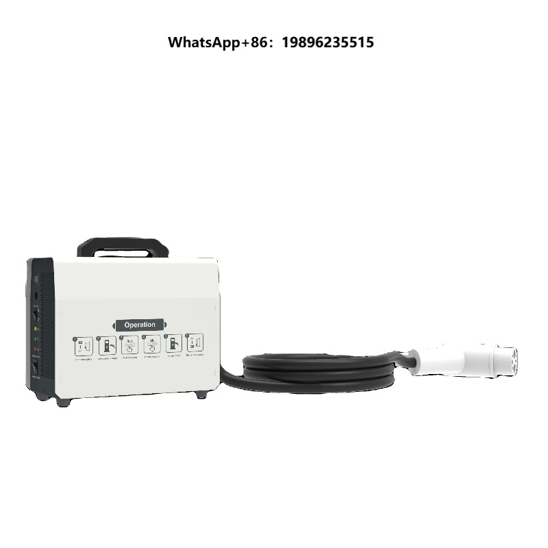 Portable Dc Fast Charger 20Kw Ccs2 - Estación de Carga Portátil para Vehículos