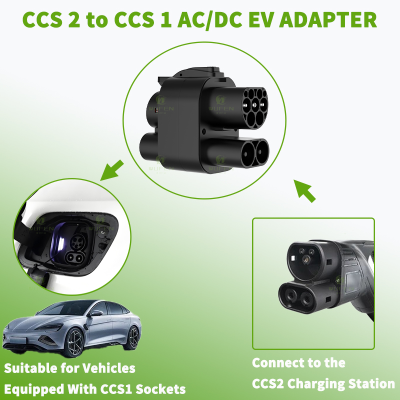 WUFEN Adaptador de carga rápid - Ccs2 To Ccs1 Fast Charge Adapter 250Kw reseña y precio