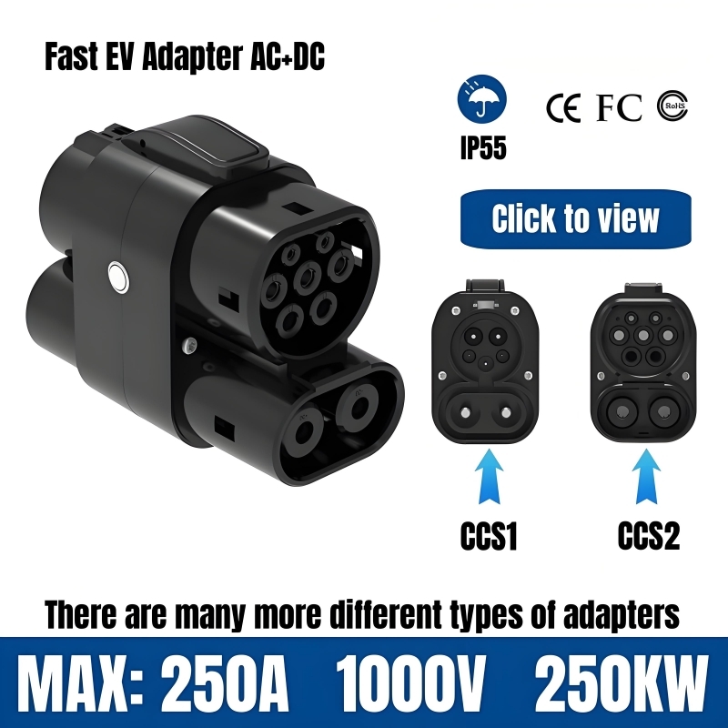 Adaptador de Carga para Vehícu - Ccs2 To Ccs1 Fast Charge Adapter 250Kw reseña y precio