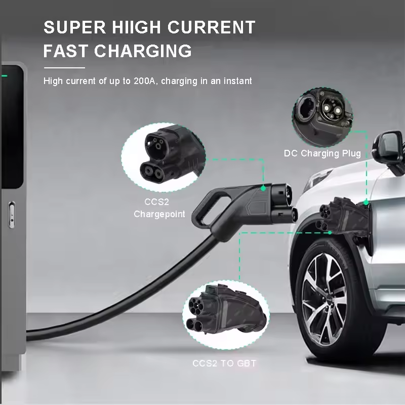 Adaptador de CC CCS2 a GB/T Co - Gb/T To Ccs2 200A Fast Charging Adapter reseña y precio